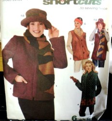 5431 SIMPLICITY JACKET LENGTHS, VEST, SCARF, HAT, HEADBAND PATTERN 6-16;  18-24 UNCUT CHOICE